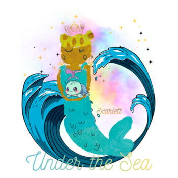 Scarlett - White Tea Towel Design