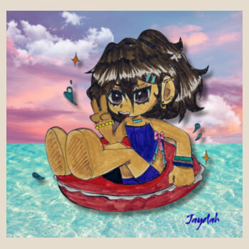 Jaydah - Natural Tea Towel Design