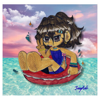 Jaydah - White Tea Towel Design