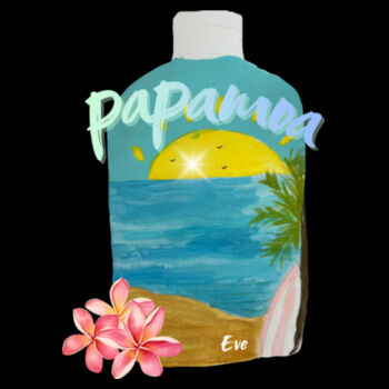 Eve - Black Tea Towel Design