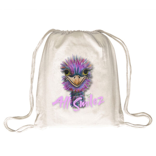Osterich - All Smilez - Drawstring Backpack Thumbnail