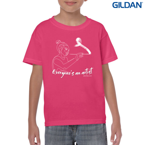 Everyone's An Artist - Gildan Youth Heavy Cotton T-Shirt Thumbnail