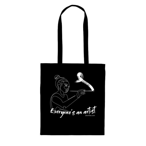 Everyone's an Artist - All Smilez art school - Tote Bag Thumbnail