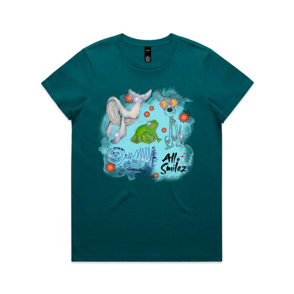 Kim - AS Colour Womens Maple Tee Thumbnail