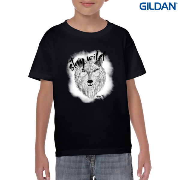 Nina - Gildan Youth Heavy Cotton T-Shirt Thumbnail