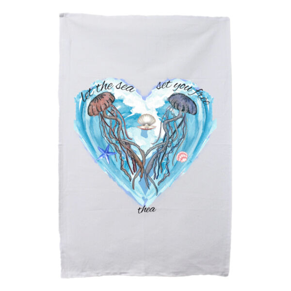 Thea - White Tea Towel Thumbnail