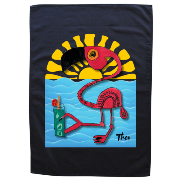 Theo - Black Tea Towel Thumbnail