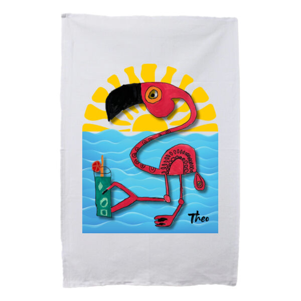 Theo - White Tea Towel Thumbnail