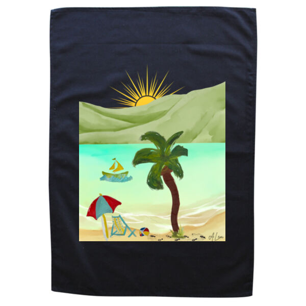 Alexa - Black Tea Towel Thumbnail