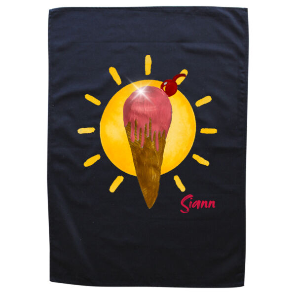 Siann - Black Tea Towel Thumbnail