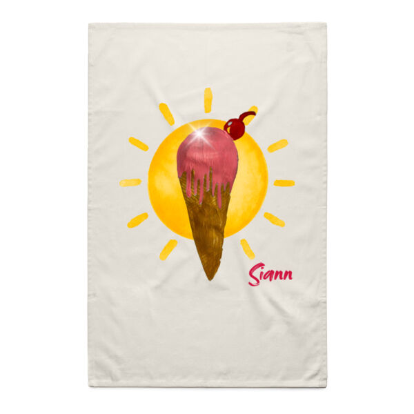 Siann - Natural Tea Towel Thumbnail
