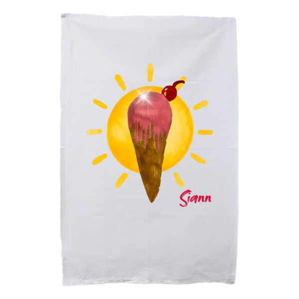Siann - White Tea Towel Thumbnail