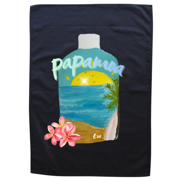 Eve - Black Tea Towel Thumbnail