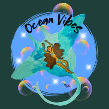 Nina’s Ocean Vibes - C-Force Kids Unisex Classic Tee Design