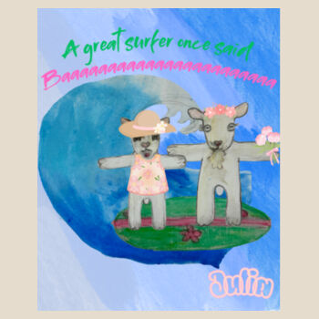 Julia - Natural Tea Towel Design