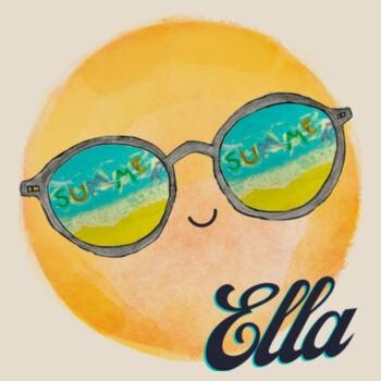 Ella - Natural Tea Towel Design