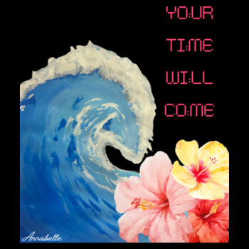 Annabelle - Black Tea Towel Design