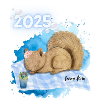 Irene - White Tea Towel Design