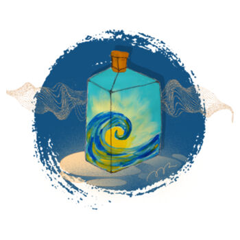 Maia - White Tea Towel Design