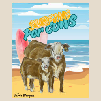 Victoria - Natural Tea Towel Design