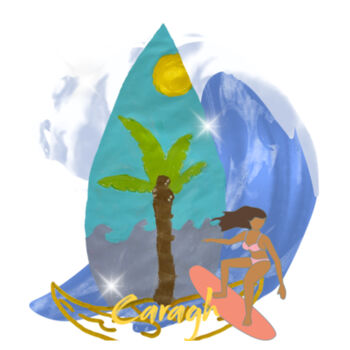 Caragh - White Tea Towel Design