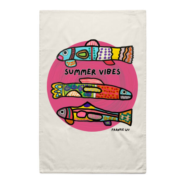 Frankie Wu - Natural Tea Towel Thumbnail