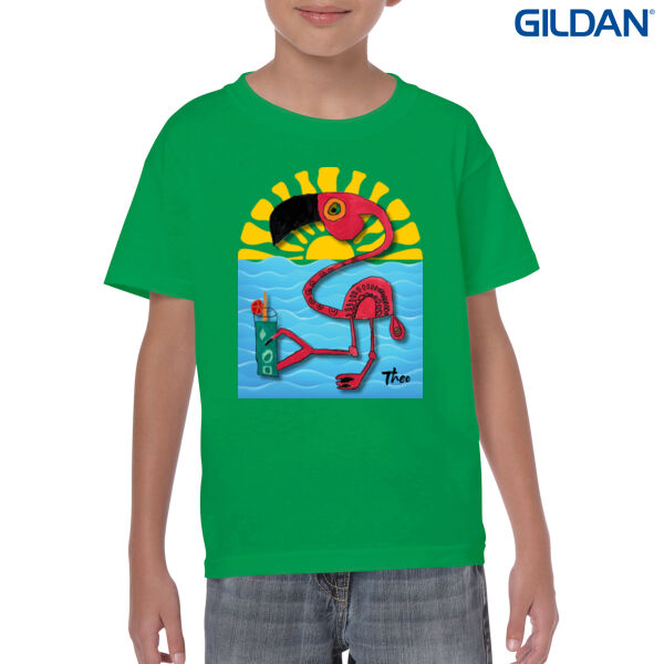 Theo - Gildan Youth Heavy Cotton T-Shirt Thumbnail
