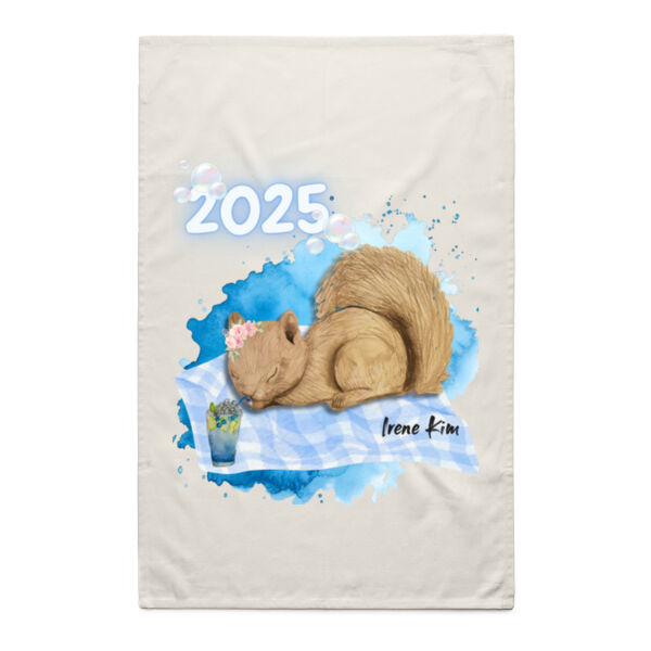 Irene - Natural Tea Towel Thumbnail