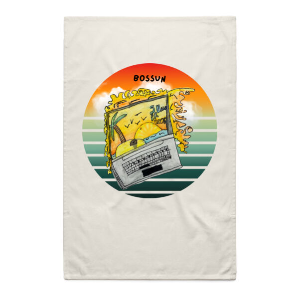 Bossun - Natural Tea Towel Thumbnail