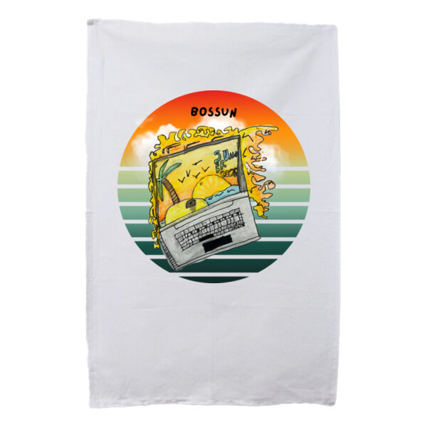 Bossun - White Tea Towel Thumbnail