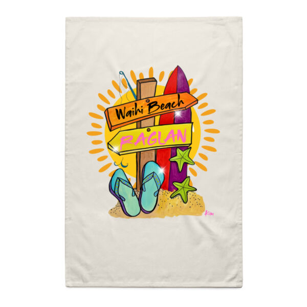 Summer Vibes - Natural Tea Towel Thumbnail