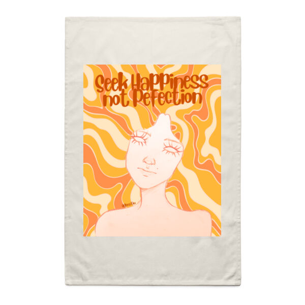 Helena - Natural Tea Towel Thumbnail