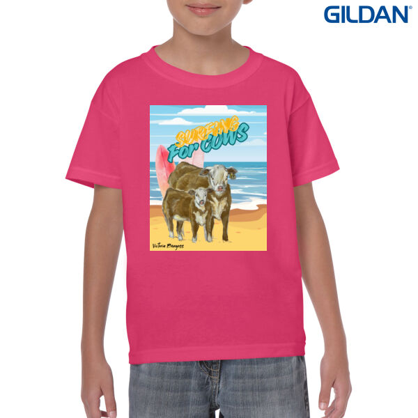 Victoria - Gildan Youth Heavy Cotton T-Shirt Thumbnail