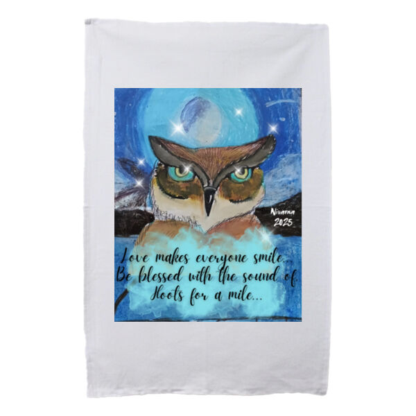 Nivarna - White Tea Towel Thumbnail